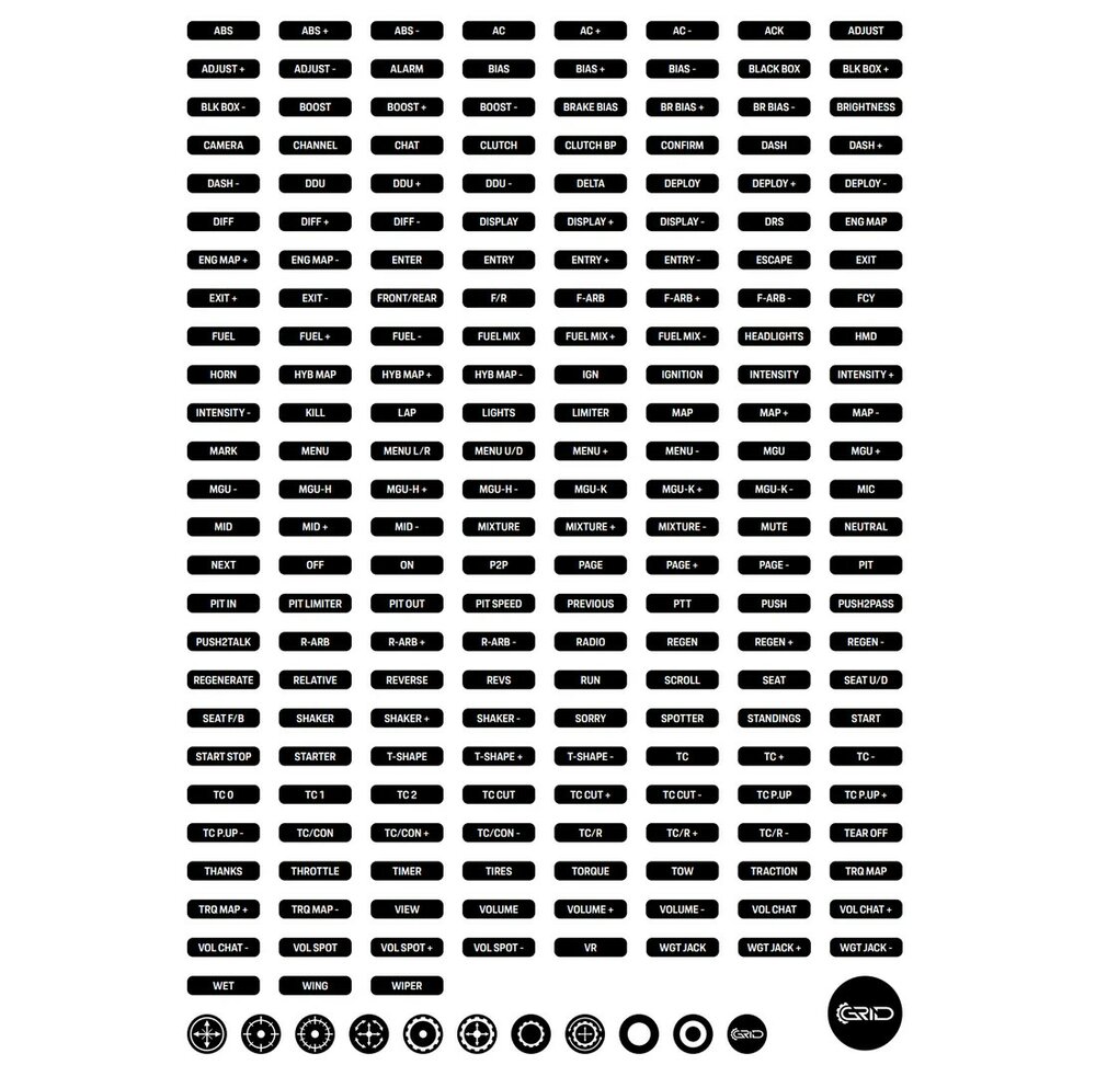 Porsche button box