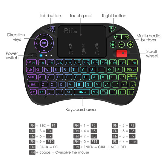 Rii mini keyboard X8