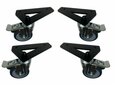 SimXPro® feet brackets with 75mm wheels
